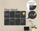Weekly Planner Chalkboard Calendar